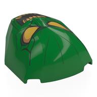 Lego Large Figure Face 4 x 5 x 1 2/3 with Green Goblin Face Print / Green