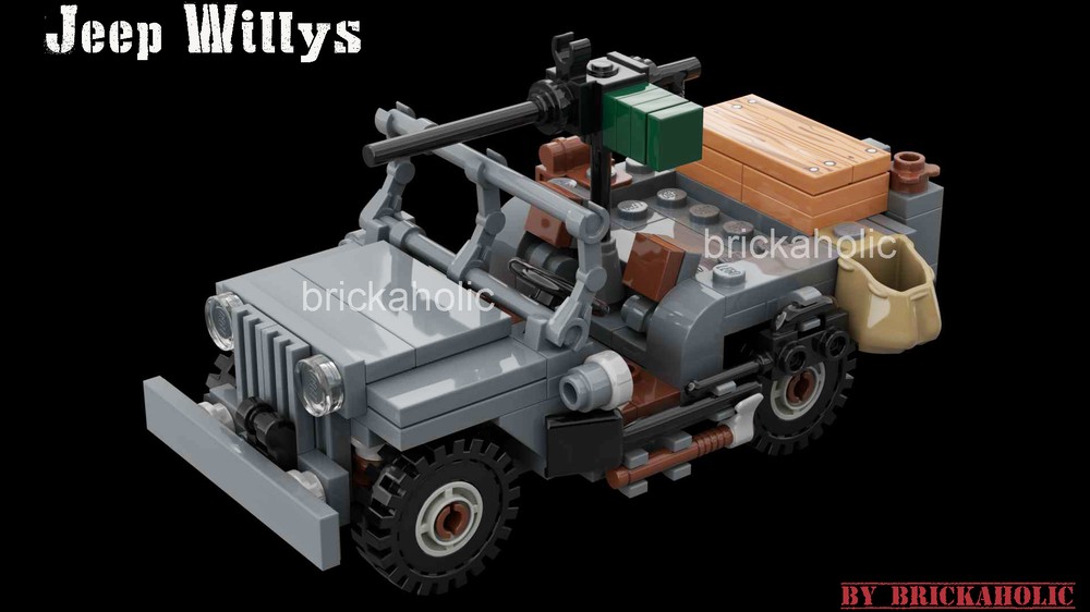 Lego WILLYS MB JEEP - Military US Army ww2