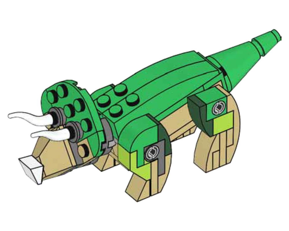 Lego Triceratops