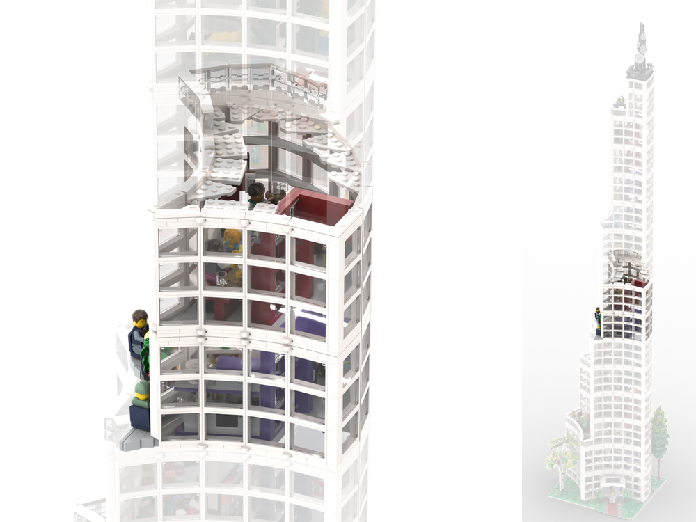 Lego Brickman Tower: Restaurant & Bar (5⁄9)