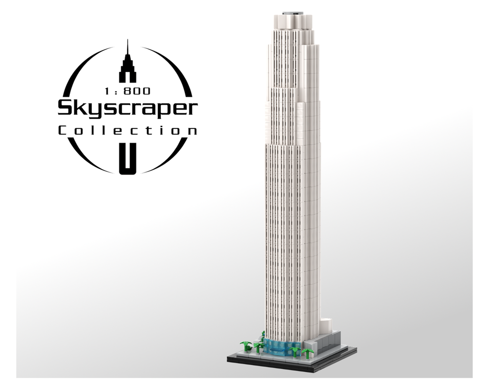 Lego U.S. Bank Tower 1:800 Scale