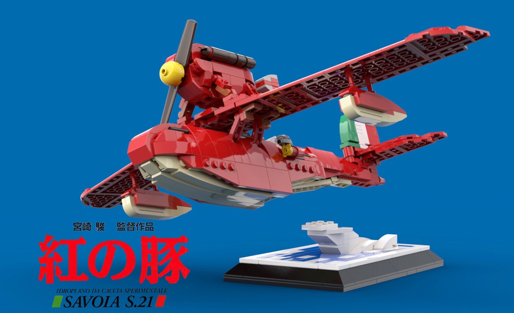 Lego Porco Rosso Savoia S21 1/28