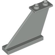 Lego Wing, Tail 4 x 1 x 3 / Light Gray