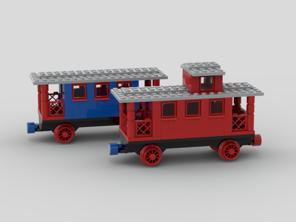 Lego 131-1 caboose MOD