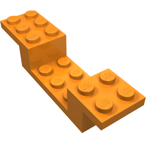 Lego Bracket 8 x 2 x 1 1/3 / Orange