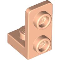 Lego Bracket 1 x 1 - 1 x 2 Inverted / Light Nougat
