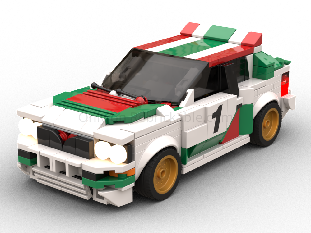 Lego Lancia Delta-'ALITALIA' Special Edition Hi-Fi (HF INTEGRALE series, class EVO)