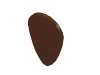 Lego Shield Ovoid [Plain] / Reddish Brown