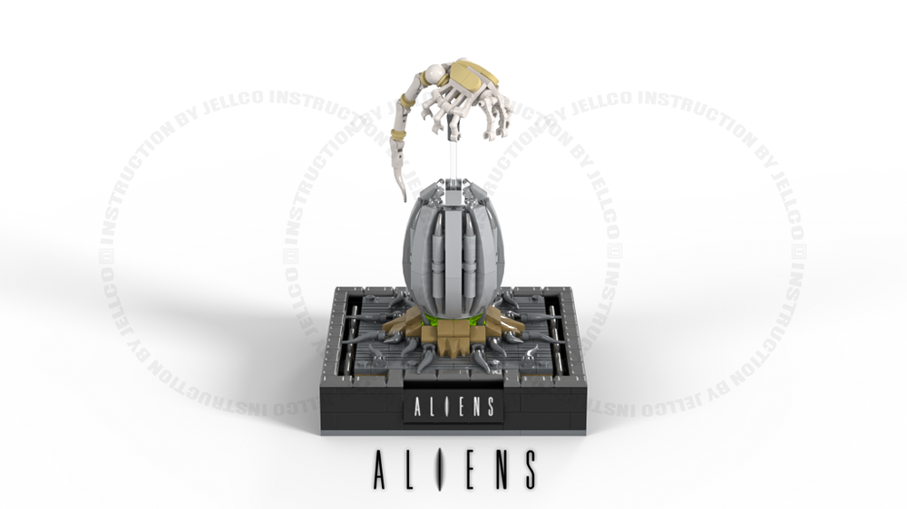 Lego Micro ALIENS Egg & Facehugger : Desktop Version