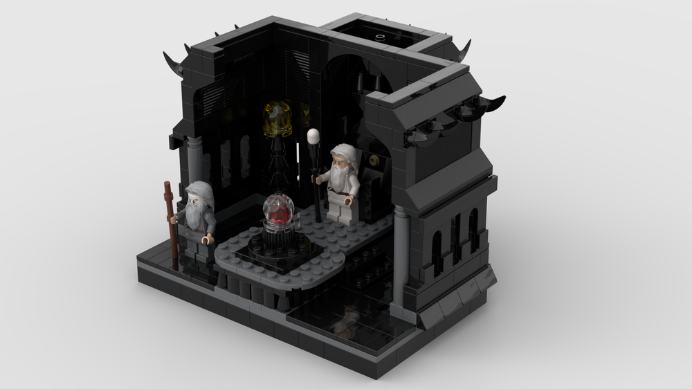 Lego Duel between Gandalf and Saruman