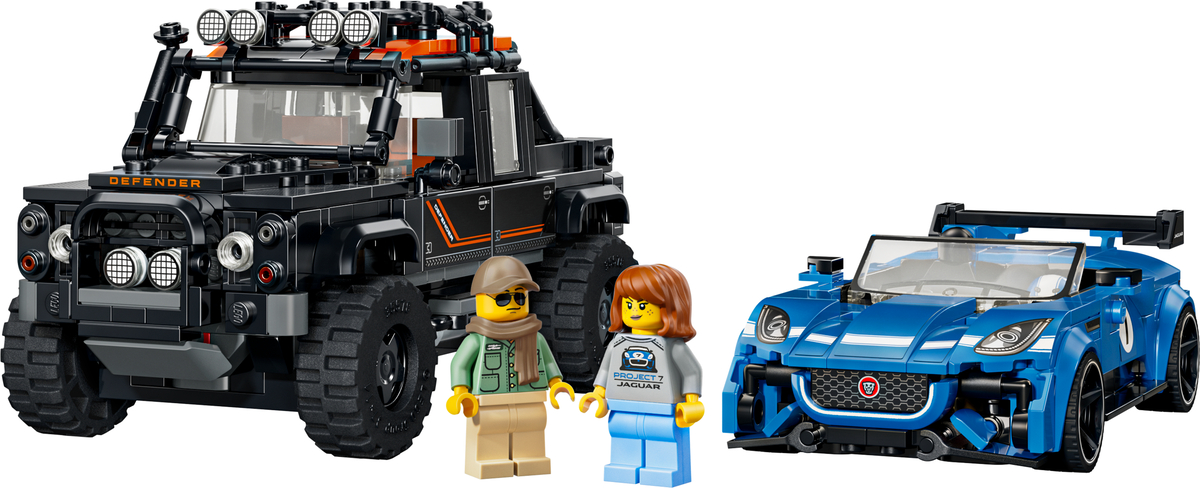 Lego Jaguar Project 7 & Land Rover Defender