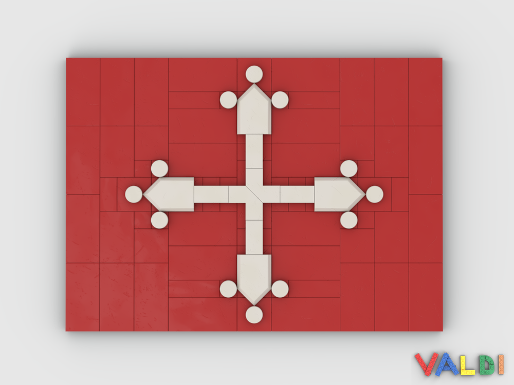 Lego Flag of Pisa - Cross