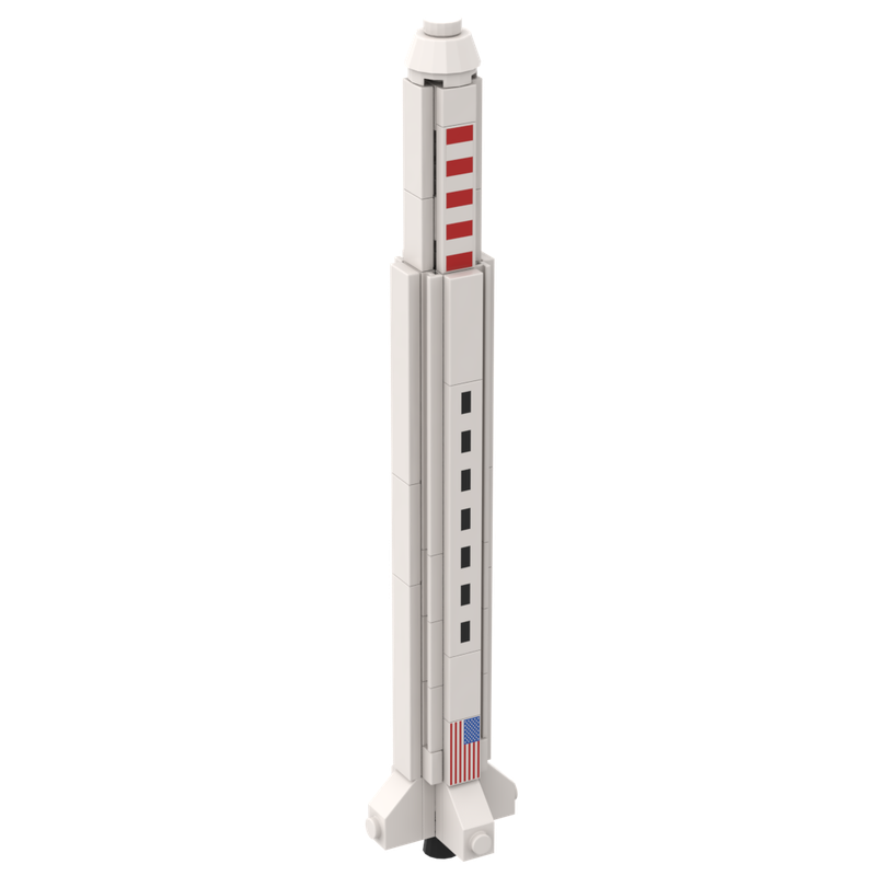 Lego Launcher One (1:110 scale - as Saturn V)