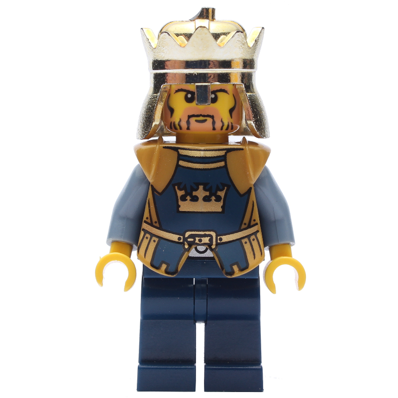 Lego King, Gold Armor and Crown