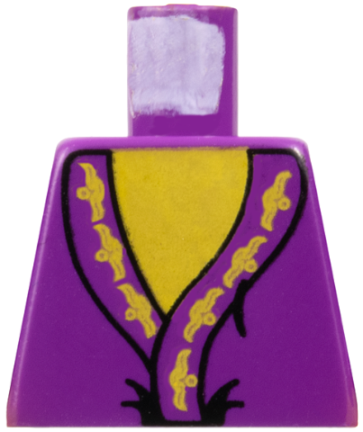 Lego Torso Harry Potter Dumbledore Pattern / Purple