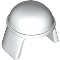 Lego Helmet Imperial Pilot, Smooth [PLAIN] / White