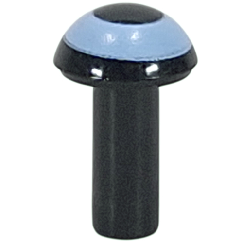 Lego Bar 1L with Rounded End with Medium Blue Eye Print