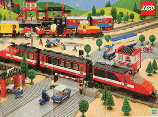 Lego 1985 Mini Train European (110083)