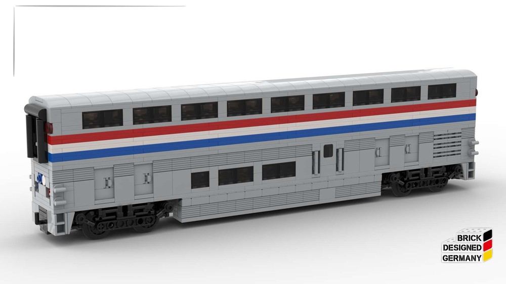 Lego Amtrak Superliner Coach