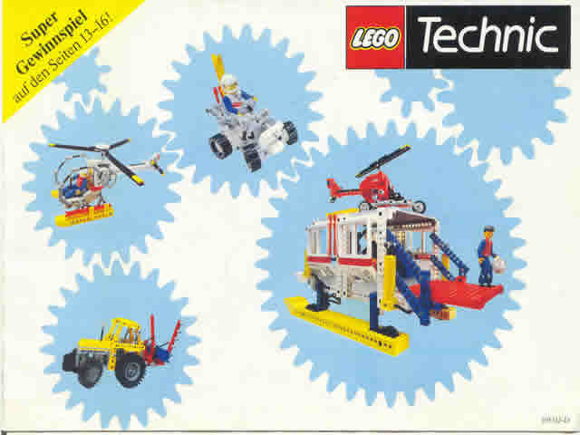 Lego 1986 Medium Technic German (105313-D)
