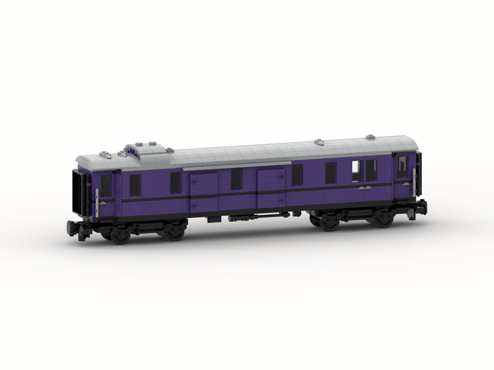 Lego Historical Rheingold Baggage Wagon (8W)