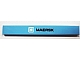 Lego Tile 1 x 8 with Maersk Logo Pattern (Sticker) / Maersk Blue
