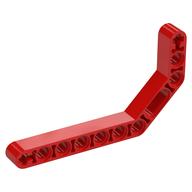 Lego Technic Beam 1 x 11.5 Double Bent Thick / Red