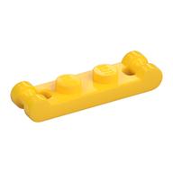 Lego Plate Special 1 x 2 with Handles on Ends / Yellow