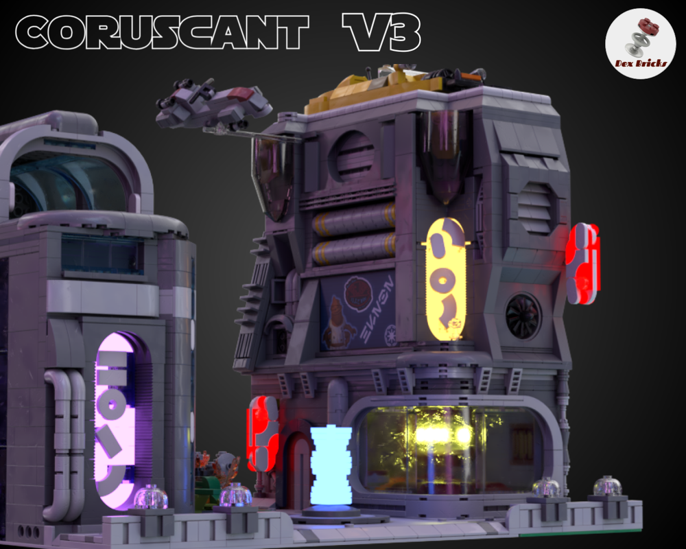 Lego Coruscant Uscru Entertainment District Modular