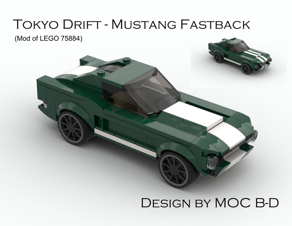 Lego Tokyo Drift - Mustang Fastback
