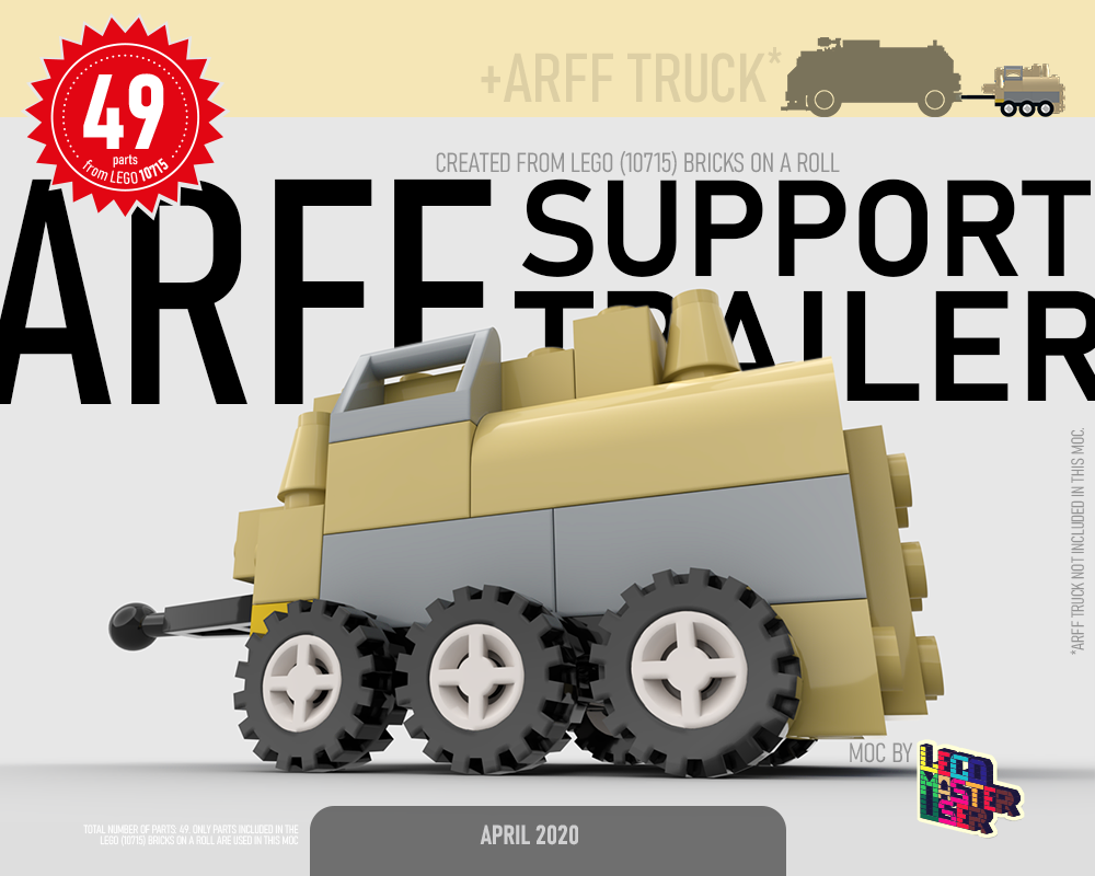 Lego ARFF Support Trailer