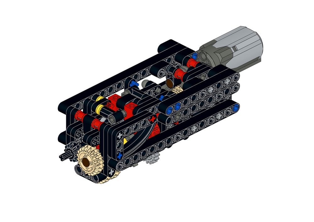 Lego Remote controllable 4 speed gear box