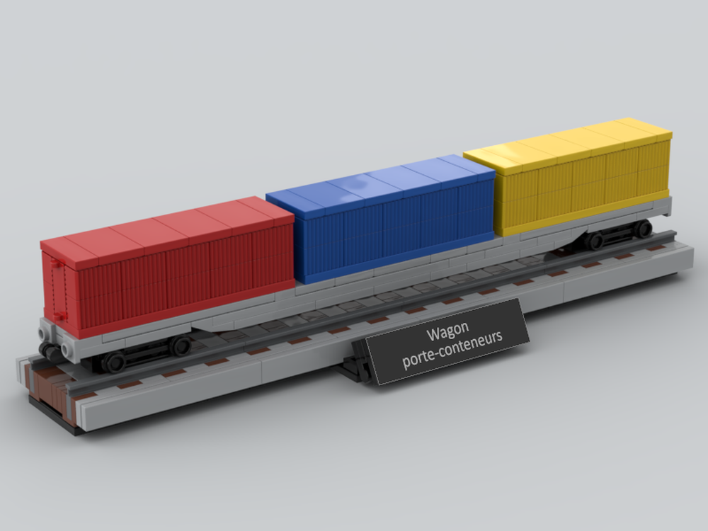 Lego Container wagon - 1/55