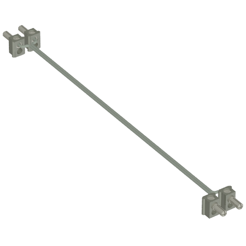 Lego Wire with 1-Prong Connectors, 12V / 4.5V 15L / Light Gray