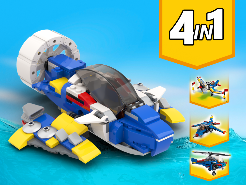 Lego 31094 Submarine Alternative Build
