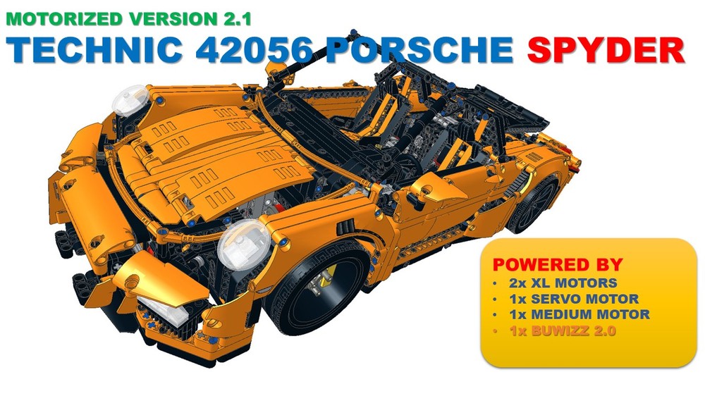 Lego 42056 PORSCHE GT3 SPYDER