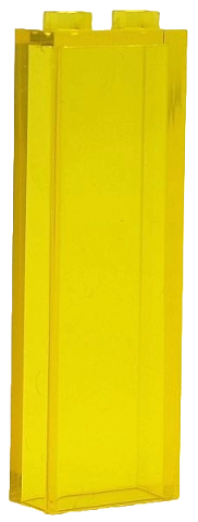 Lego Brick 1 x 2 x 5 / Trans-Yellow