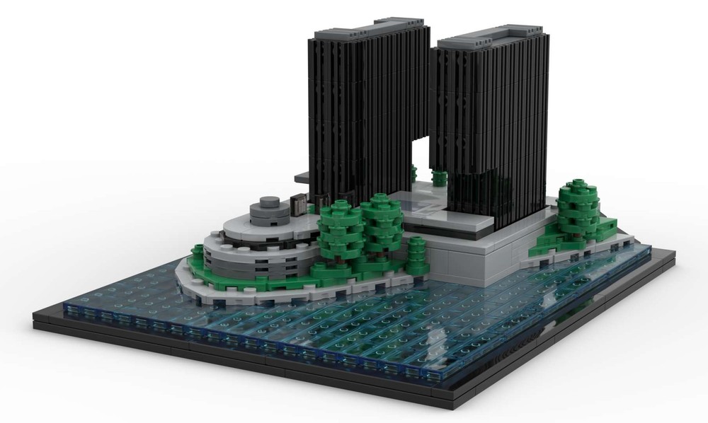 Lego Hafenspitze Düsseldorf, Germany