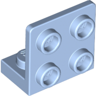 Lego Bracket 1 x 2 - 2 x 2 Inverted / Bright Light Blue