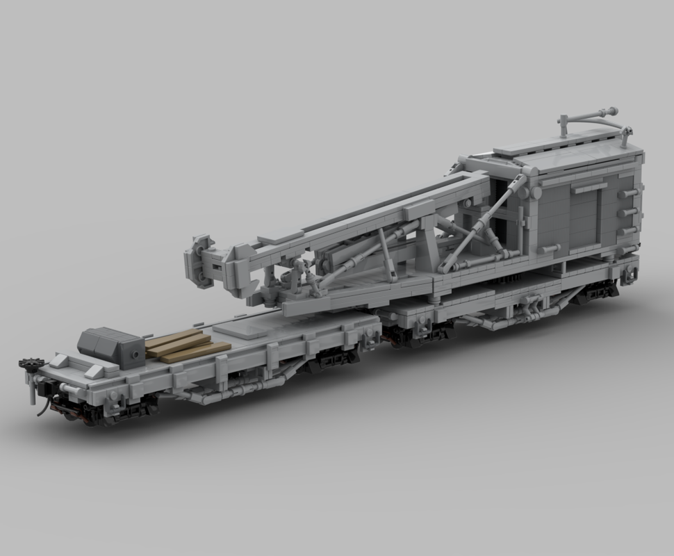 Lego D&RGW Pile Driver Narrow gauge