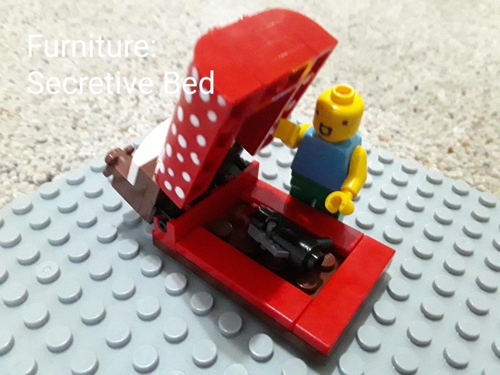 Lego Furniture: Secretive Bed