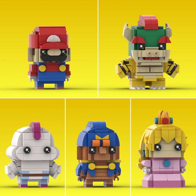 Lego Super Mario RPG Brickheadz Collection