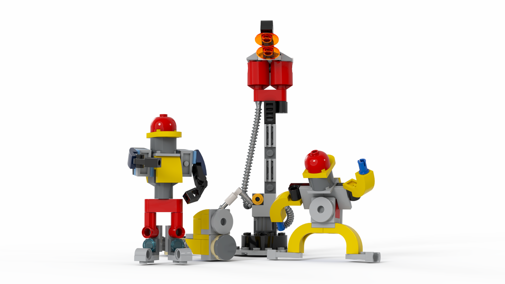 Lego 2 Robots in the Street