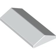 Lego Brick Sloped 33° 2 x 4 Double / White