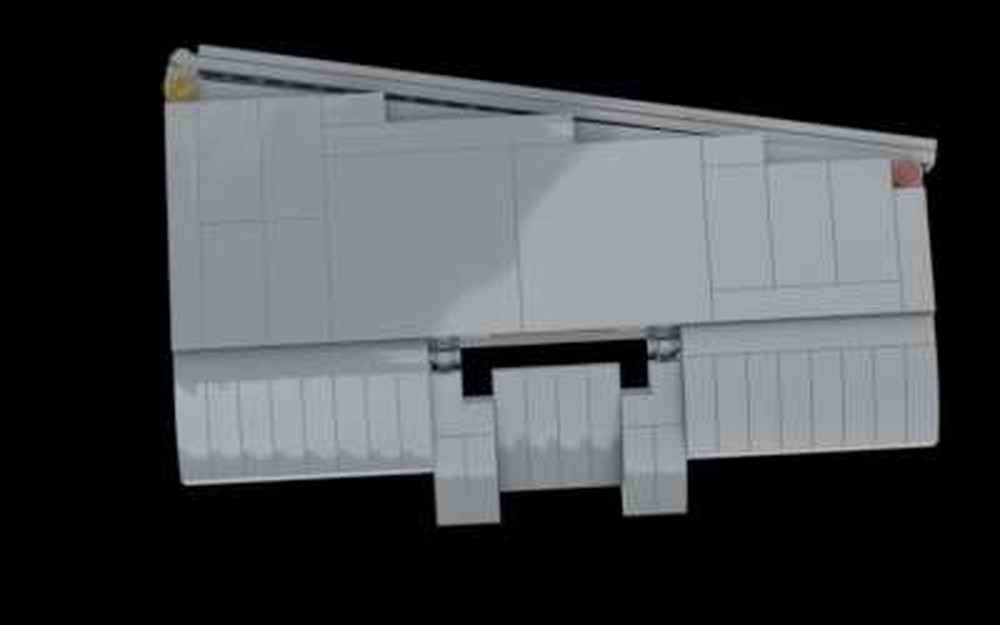 Lego plane wing with extending flaps