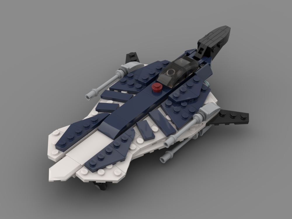 Lego Midi Scale Anakin's Custom Delta 7 Jedi Starfighter (Azure Angel)