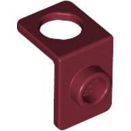 Lego Minifig Neckwear Bracket [One Stud] / Dark Red