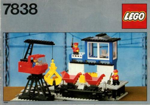Lego Freight Loading Depot with Wagon
