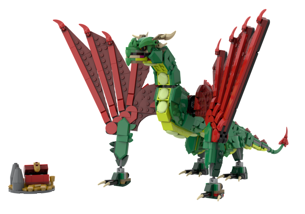 Lego 31161 Wyvern (4-limbed) Dragon