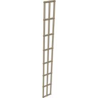 Lego Boat, Mast Rigging Long 28 x 4 / Dark Tan